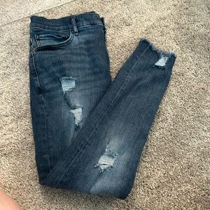 Express Demin Perfect Ankle Leggings size 10